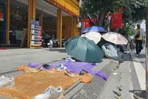 Muôn kiểu "xếp gạch" chờ xem hợp luyện diễu binh, diễu hành tại Hà Nội