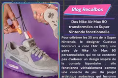 Đôi giày Nike kỳ dị tích hợp luôn máy Nintendo, đi mỏi thì dừng lại chơi game