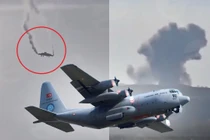 Khoảnh khắc máy bay vận tải quân sự Thổ Nhĩ Kỳ rơi ở Gruzia