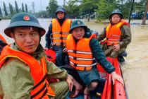 Quân đội hỗ trợ giúp dân, khắc phục hậu quả mưa lũ