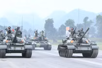 Trang bị đặc biệt giúp bộ đội tăng thiết giáp diễu binh trên Quảng trường Ba Đình