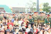 Đoàn quân đội Nga, Lào, Campuchia tham quan triển lãm 80 thành tựu đất nước