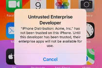 Cách xác nhận tin cậy app ngoài App Store trên iPhone 