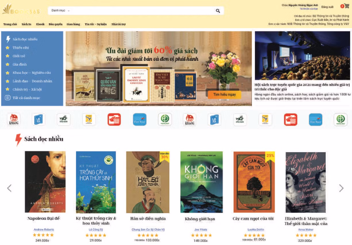 Những con số biết nói tại Hội sách trực tuyến quốc gia năm 2021