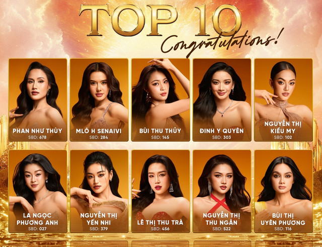 Top 10. Ảnh: Miss Grand Vietnam. grand7.jpg
