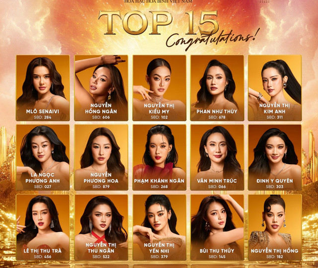 Top 15. Ảnh: Miss Grand Vietnam. grand8.jpg