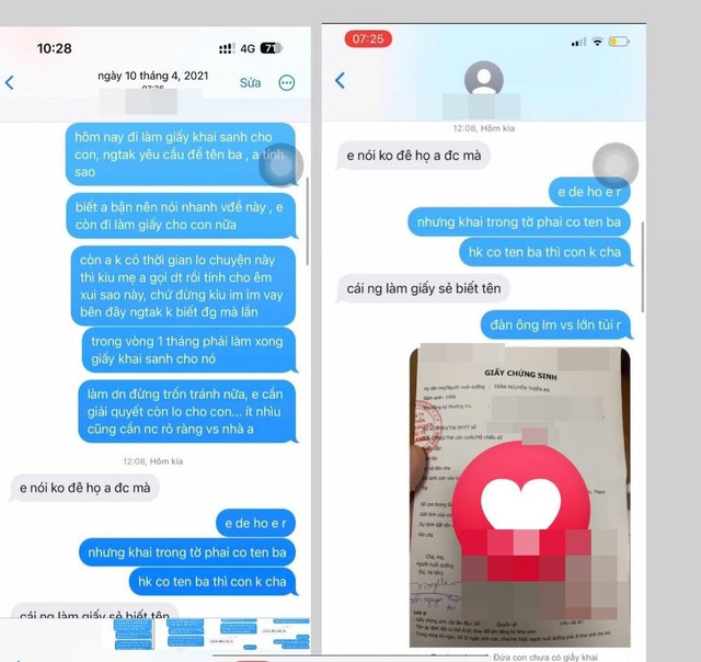 Loạt chia sẻ của Thiên An. Ảnh: FB Thiên An. thienan4.jpg