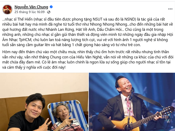 Chia sẻ của Nguyễn Văn Chung. Ảnh chụp màn hình. nguyenvanchung.png