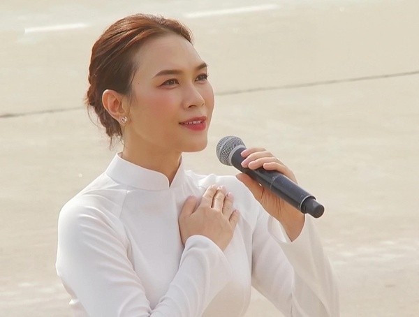 Mỹ Tâm ủng hộ 500 triệu đồng. Ảnh: FB Mỹ Tâm. mytam3.jpg