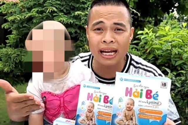 Kết quả kiểm nghiệm thực phẩm bảo vệ sức khỏe Siro ăn ngon Hải Bé xác định các chất gồm vitamin A, canxi, vitamin C (chất chính tạo nên công dụng của sản phẩm) chỉ đạt dưới 70% so với công bố, bị xác định là hàng giả. Ảnh chụp màn hình 10.jpg