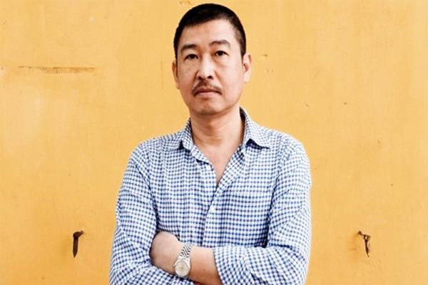 Họa sĩ Lê Thiết Cương. Ảnh: Dân Việt. lethietcuongdanviet.jpg