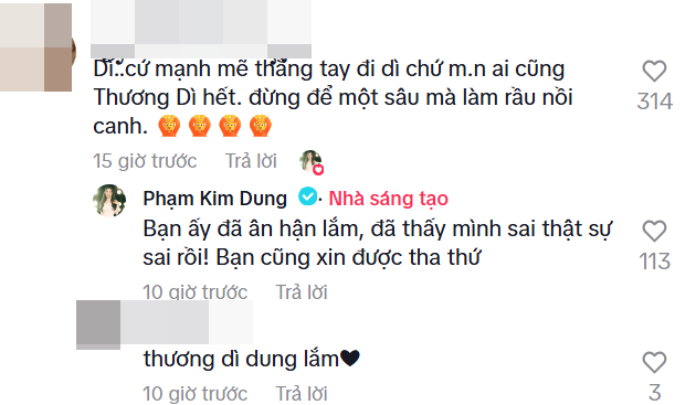 Chia sẻ của bà Phạm Kim Dung. Ảnh: Tiktok Phạm Kim Dung. dung1.png