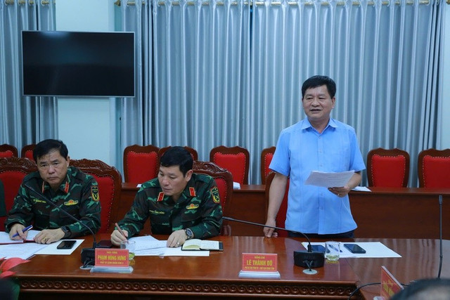 Chủ tịch UBND tỉnh Điện Biên Lê Thành Đô báo cáo tại buổi làm việc - Ảnh: VGP/Minh Khôi Chủ tịch UBND tỉnh Điện Biên Lê Thành Đô báo cáo tại buổi làm việc - Ảnh: VGP/Minh Khôi