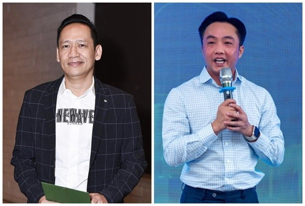 Duy Mạnh (trái) - Cường Đô la quen biết nhau trong 20 năm qua. Ảnh: Dân Việt, FB Cường Đô la. duymanh0.jpg