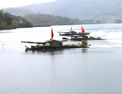 “Kình ngư” PT-76 của lực lượng tăng – thiết giáp VN
