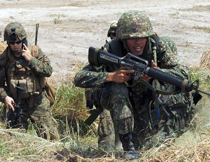 Ngày đầu cuộc tập trận Mỹ, Philippines ở Biển Đông 