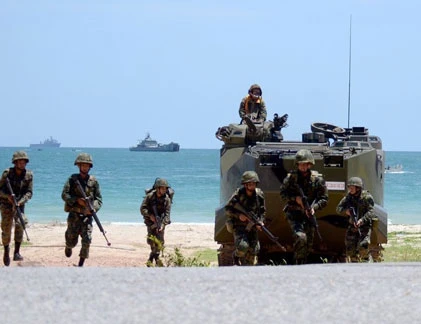 Lính thủy đánh bộ Mỹ, Thái tập trận hoành tráng 