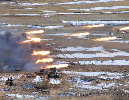 Triều Tiên tập trận hỗn hợp quy mô lớn