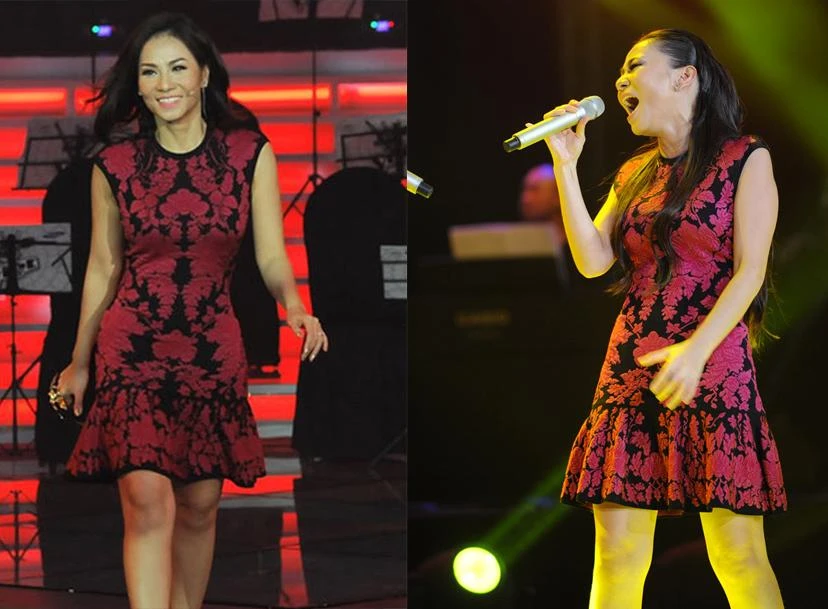 Mr Đàm nhái phong cách Thanh Lam, Thu Minh mặc lại đầm 