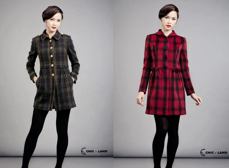 Thanh lịch với măng tô trong ngày Đông giá 