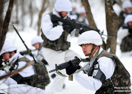 Lính Hàn “căng thẳng” ở vĩ tuyến 38 bán đảo Triều Tiên