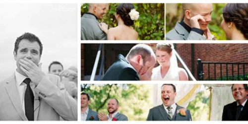 Khó tả cảm xúc lần đầu thấy bạn gái mặc váy cưới