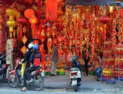 Tết Việt Nam rực sắc đỏ trên báo nước ngoài