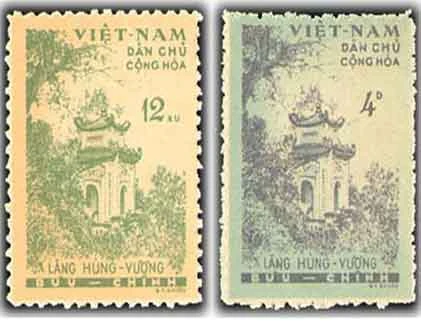Chiêm ngưỡng tem quý “Con Rồng cháu Tiên” từ năm 1945 