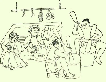 Phong tục Tết xưa của người Việt qua tranh dân gian