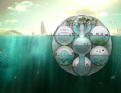 Ý tưởng trang trại tương lai trên biển độc đáo