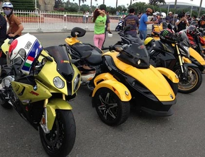 Cận cảnh dàn môtô “khủng” đại náo Đà Nẵng