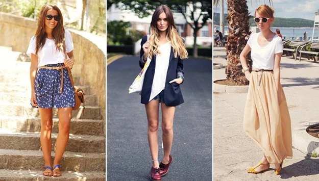 21 gợi ý phối đồ với T-shirt trắng cực “chất” 