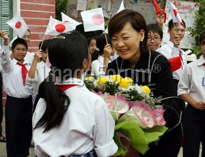 Hoạt động của Phu nhân Thủ tướng Nhật trong lần đầu thăm Việt Nam