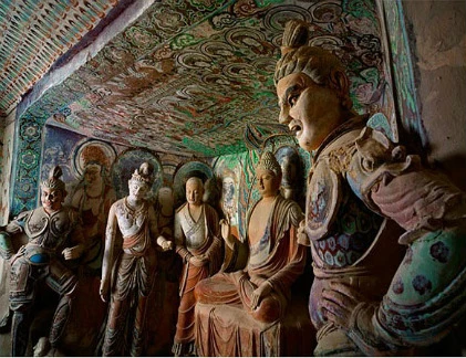 Kỳ thú hang Phật trên con đường tơ lụa