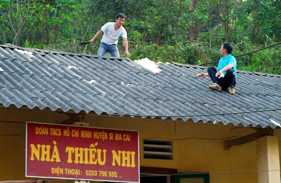 Hình ảnh mới nhất về khắc phục mưa đá ở Lào Cai