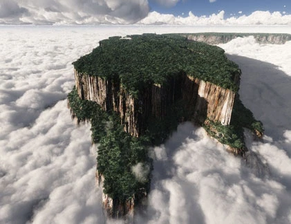 Vẻ mê hoặc của núi vờn mây ở Venezuela