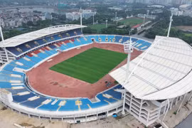 [GALLERY] Diện mạo mới của sân Mỹ Đình với mặt cỏ xanh mướt