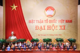 Đoàn Chủ tịch điều hành Đại hội đại biểu toàn quốc Mặt trận Tổ quốc Việt Nam lần thứ XI, nhiệm kỳ 2026-2031.