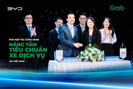 BYD bắt tay Grab hợp tác thúc đẩy nhu cầu sử dụng ôtô điện 