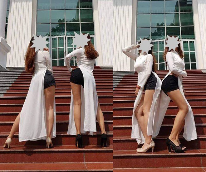 Thảm họa thời trang khi mỹ nhân Việt diện áo dài phản cảm