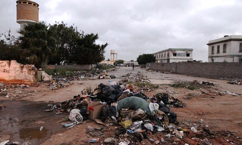 Hình ảnh mới gây sốc dinh thự xa hoa của ông Gaddafi