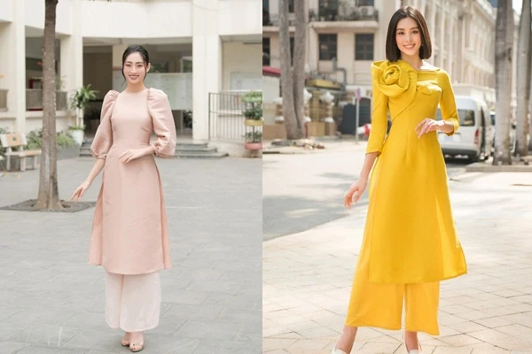 Mỹ nhân Việt thi nhau diện áo dài khoe dáng dịp cận Tết