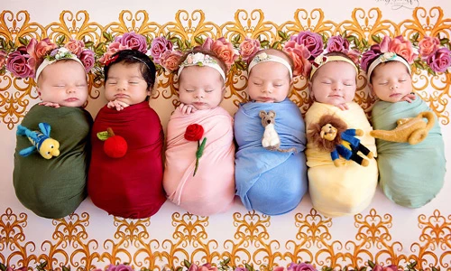 Tan chảy bộ ảnh đáng yêu của 6 nàng công chúa nhỏ