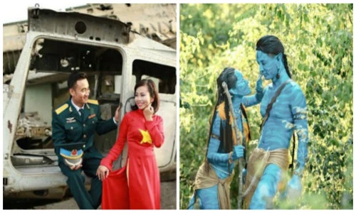 Những bộ ảnh cưới “hàng độc” của các cặp đôi Việt
