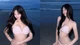 Hot girl Uyên Ni hớp hồn fan với vẻ đẹp ma mị trên biển đêm