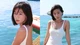 TikToker "Thảo da ua" khoe dáng với monokini giữa biển xanh