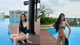 'Hot girl gen Z' Mai Hương diện bikini khoe eo con kiến bên hồ bơi