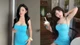 Loạt hot girl cùng đụng hàng chiếc váy xanh ‘hot nhất mạng xã hội’