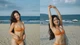 Tiếp viên trưởng có nụ cười "vạn người mê" khoe dáng hút ánh nhìn với bikini