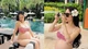 Mẹ bầu Joyce Phạm rạng ngời với bikini ở tháng cuối thai kỳ
